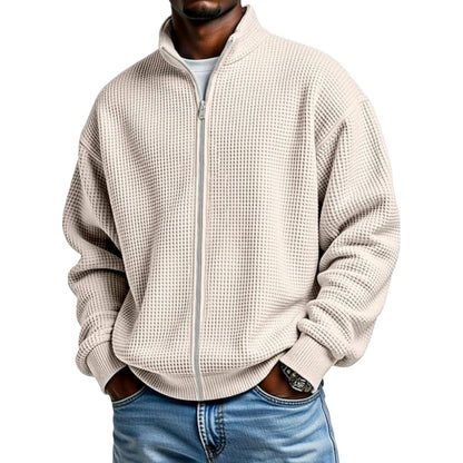 Bennett Rowe Waffle Jacket - Beige - view 1