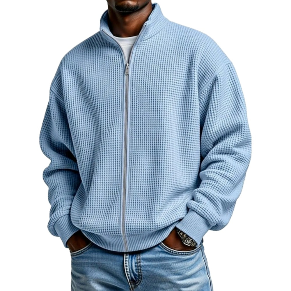 Bennett Rowe Waffle Jacket - Blue - view 1