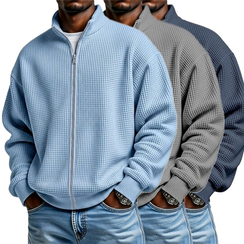 Bennett Rowe Waffle Jacket - Blue - view 2