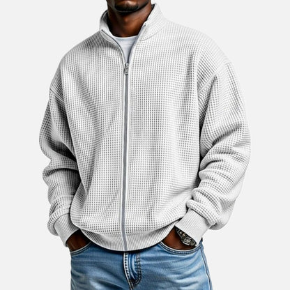 Bennett Rowe Waffle Jacket - White - view 1