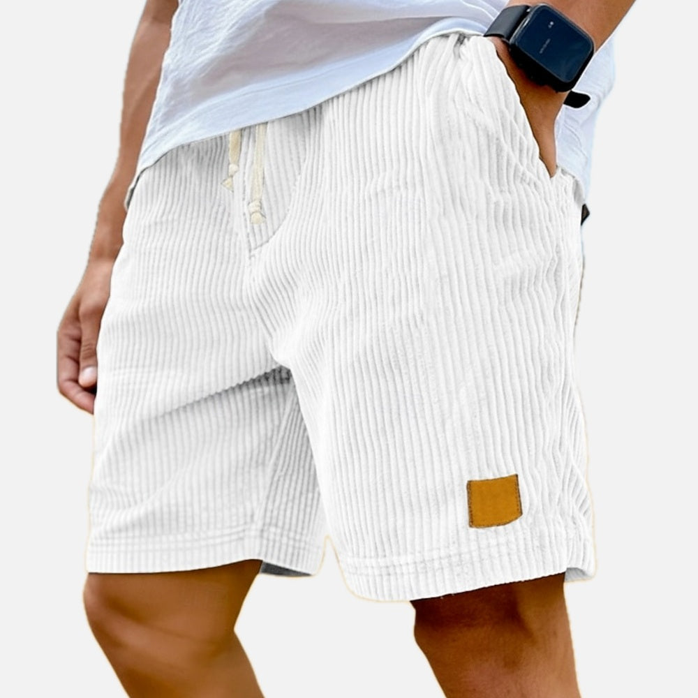 Bertram Elian Knox Shorts - White - view 1