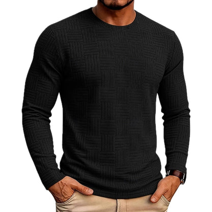 Blaine Carter Jacquard Tee - Black - view 1