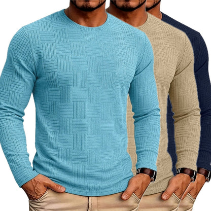 Blaine Carter Jacquard Tee - Blue - view 2