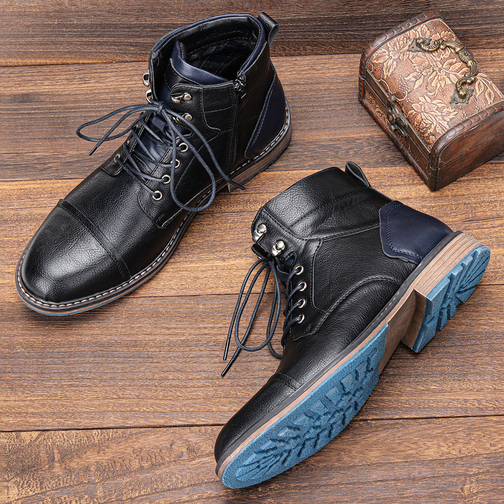 Golden Point Vegan-Leather Boots - Image 2