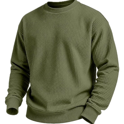 Brennan Cole Waffle Sweater - Green - view 1