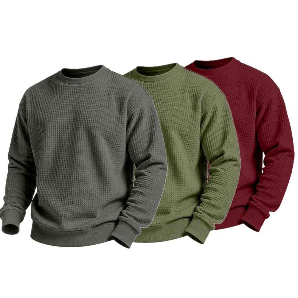 Brennan Cole Waffle Sweater - Grey - view 2