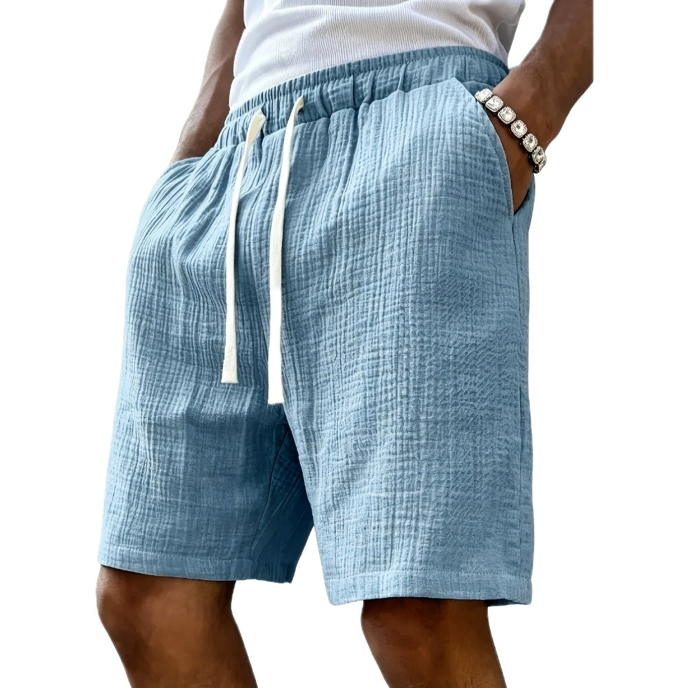 Brody Keane Checkered Shorts - Blue - view 1