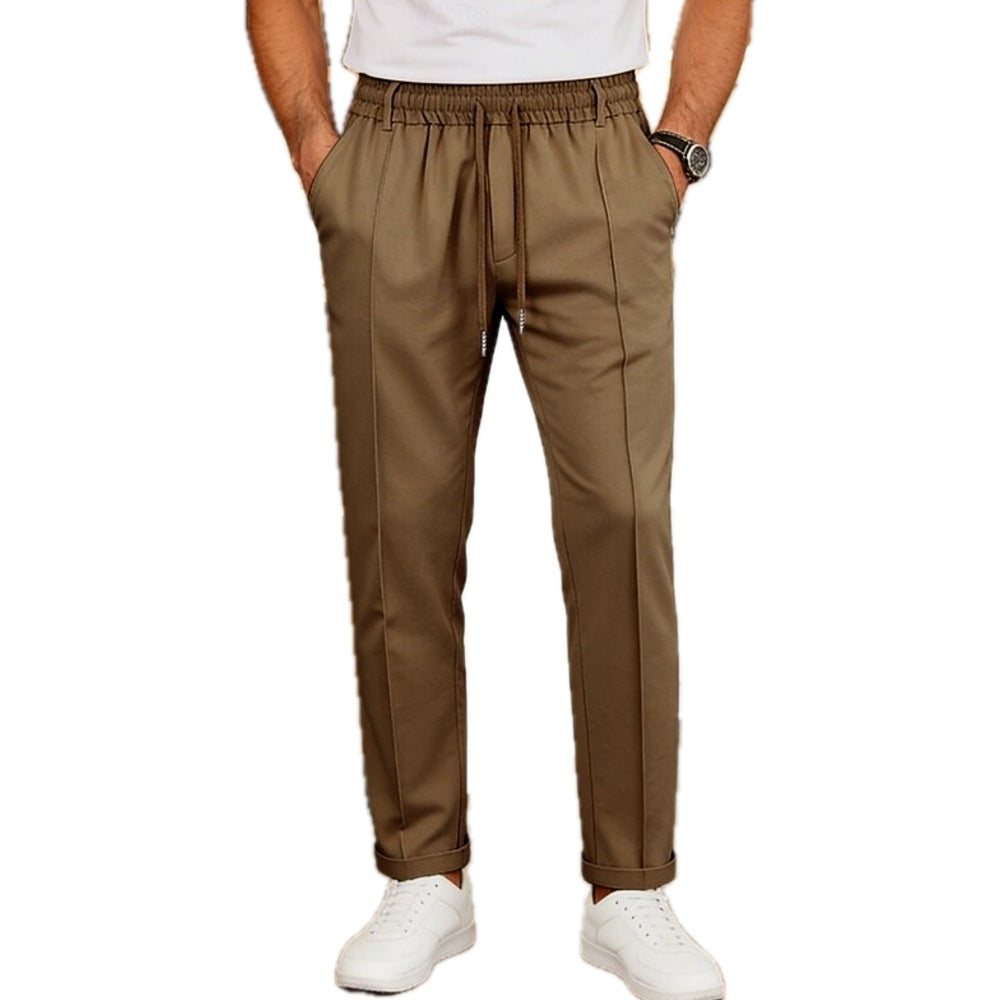 Brody Lane Drawstring Pants - Brown - view 1