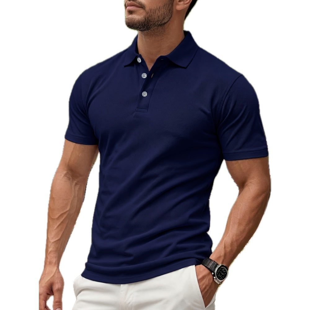 Calder James Short-Sleeve Shirt - Navy - view 1