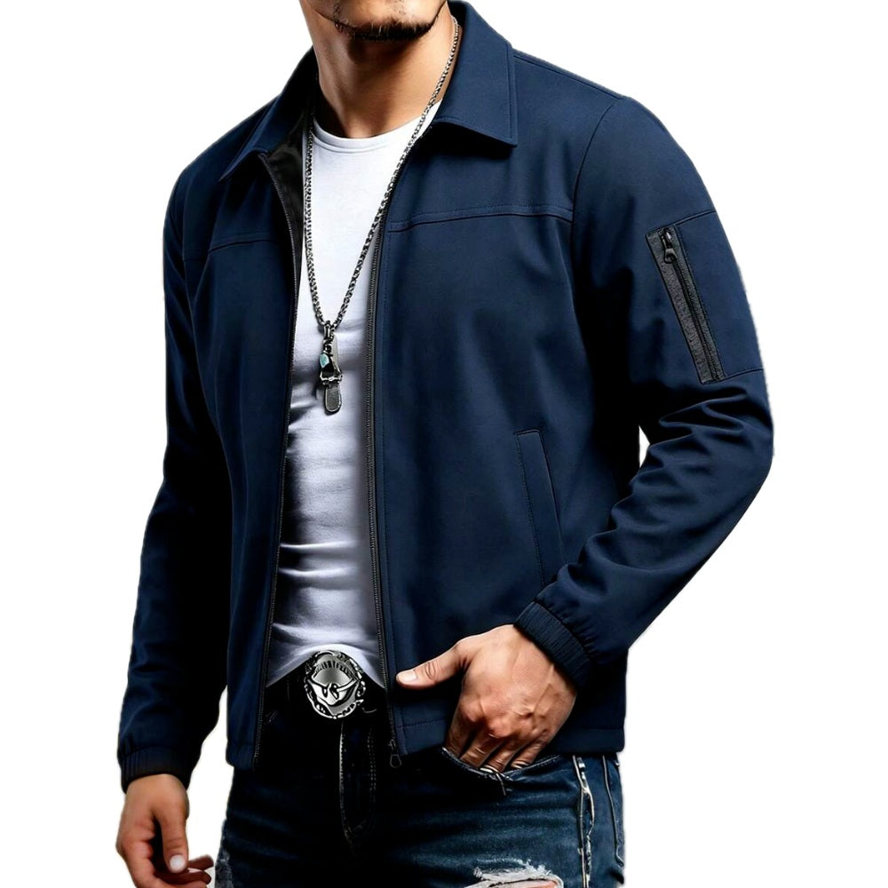 Caleb Mercer Utility Jacket - Navy - view 1
