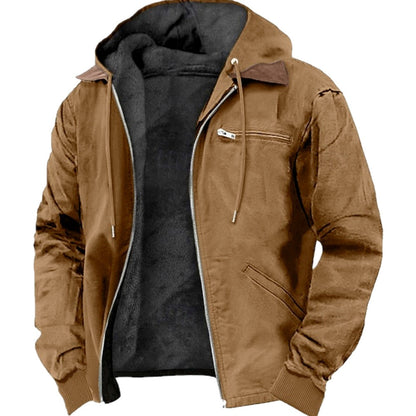 Caleb Rowan Full-Zip Hoodie - Brown - view 1