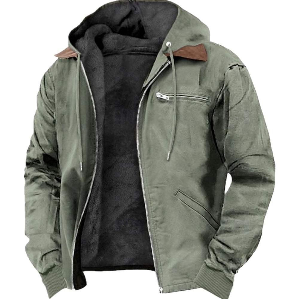 Caleb Rowan Full-Zip Hoodie - Olive - view 1