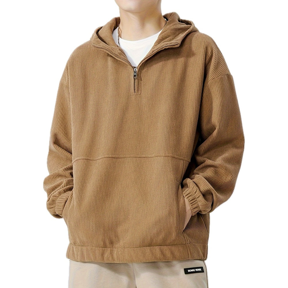Caleb Rowan Hooded Sweatshirt - Khaki - view 1