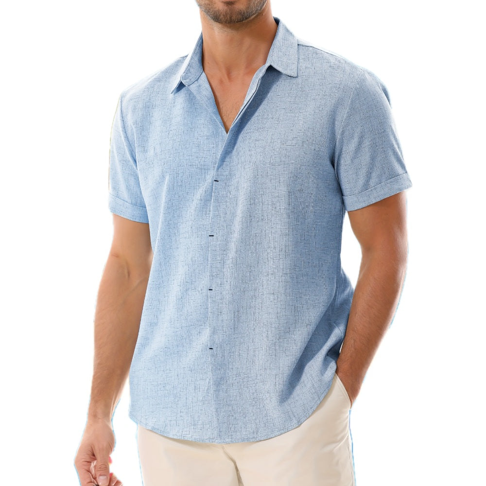 Callan Reese Short-Sleeve Shirt - Blue - view 1