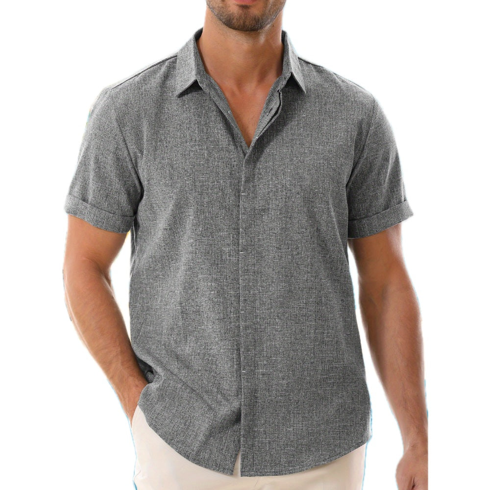 Callan Reese Short-Sleeve Shirt - Grey - view 1