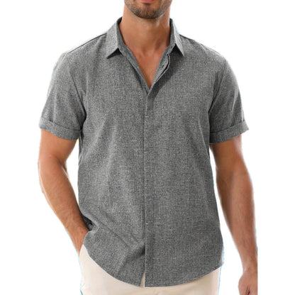 Callan Reese Short-Sleeve Shirt - Grey - view 1