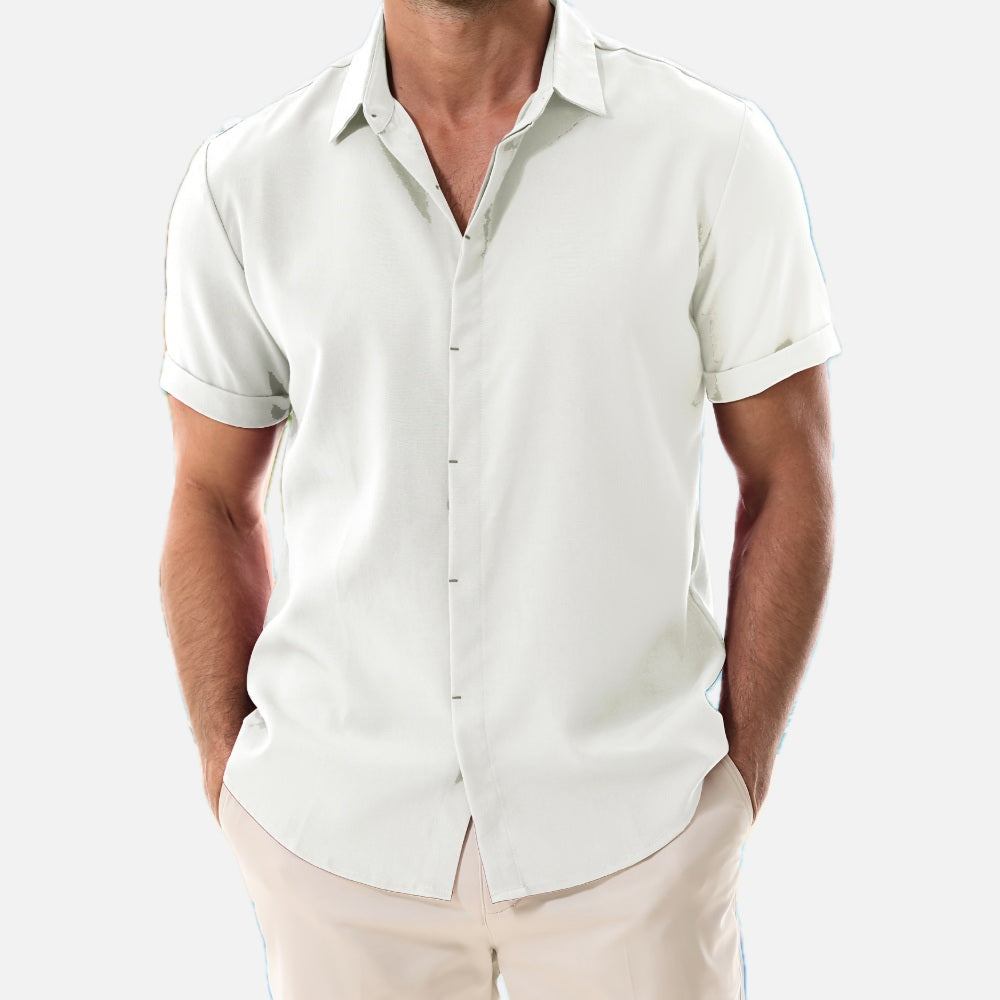 Callan Reese Short-Sleeve Shirt - White - view 1