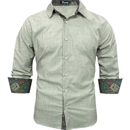 Callum Reese Long-Sleeve Shirt - Green - view 1