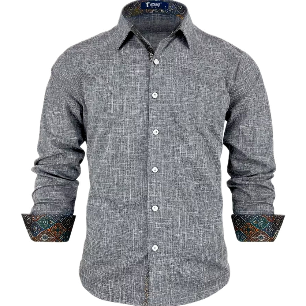 Callum Reese Long-Sleeve Shirt - Grey - view 1