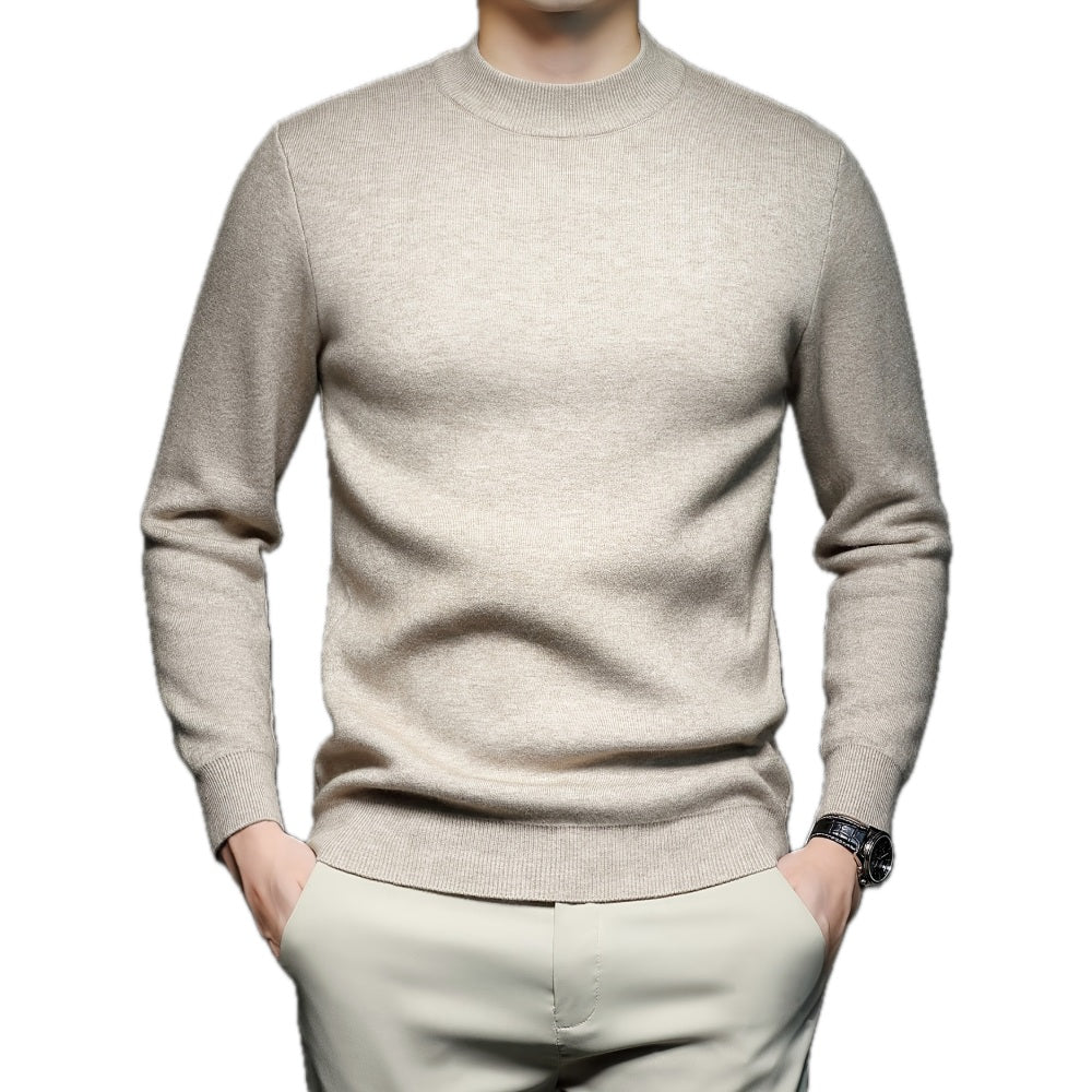 Callum Reid High-Neck Sweater - Beige - view 1
