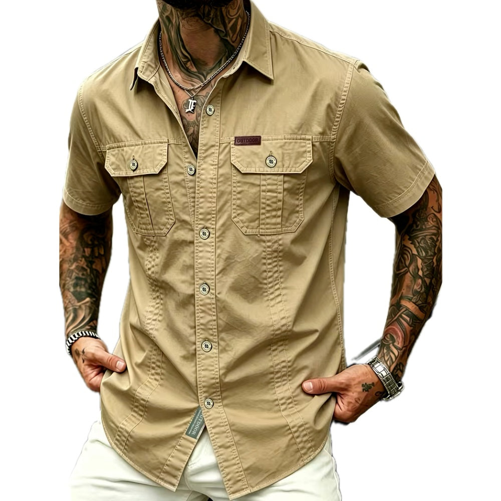 Carter Julian Everyday Shirt - Khaki - view 1