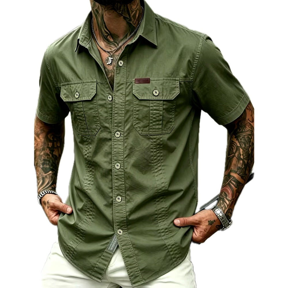 Carter Julian Everyday Shirt - Olive - view 1