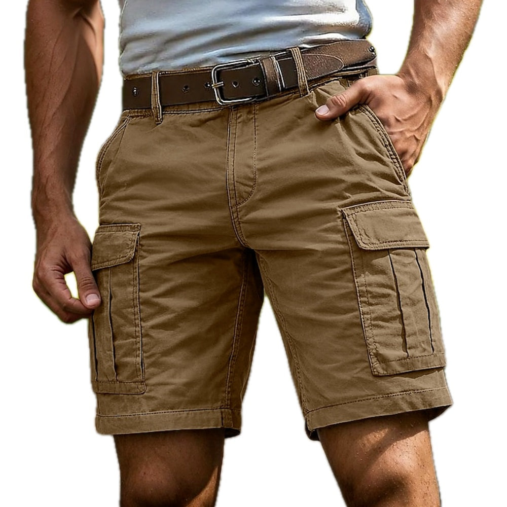 Casper Ewan Cargo Shorts - Khaki - view 1