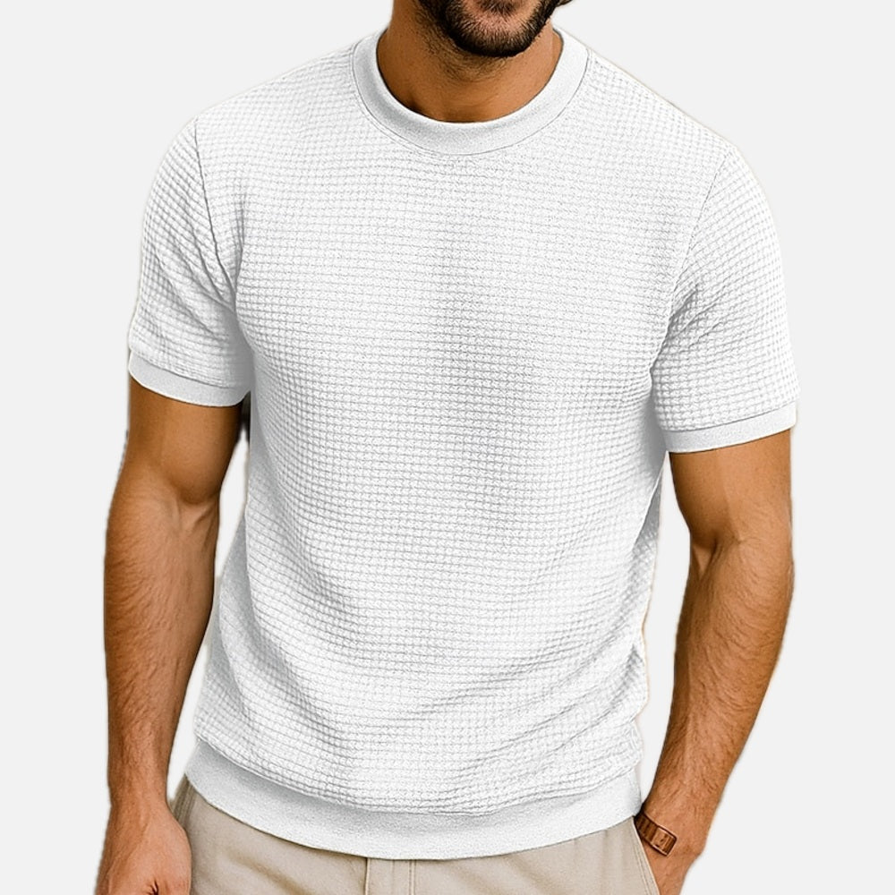 Caspian Reed Color-Block Tee - White - view 1