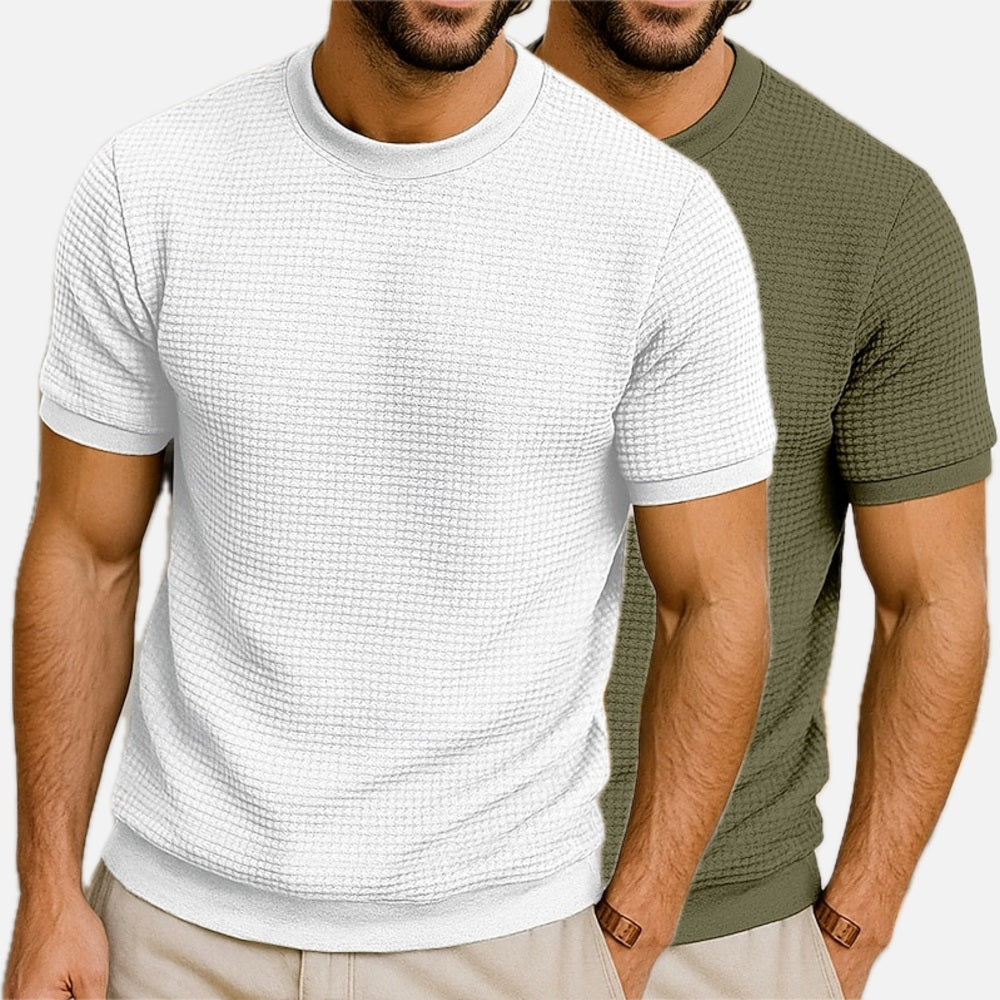 Caspian Reed Color-Block Tee - White - view 2
