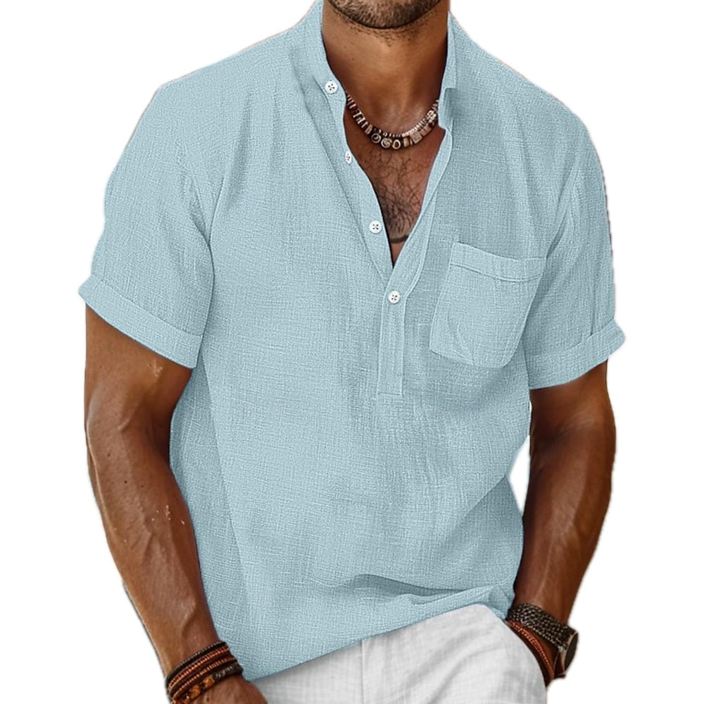Caspian Reed Pocket Shirt - Blue - view 1