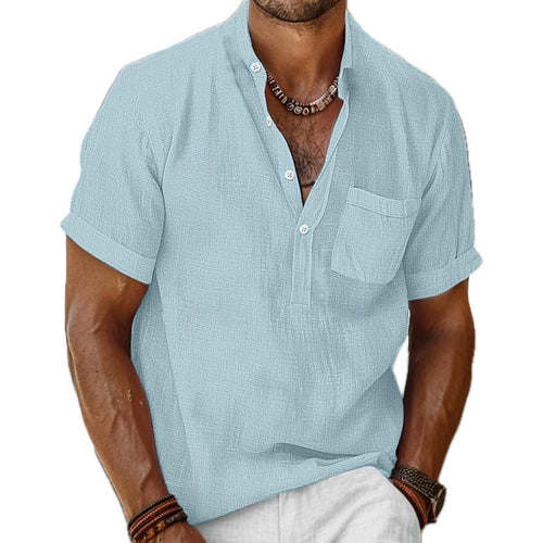 Caspian Reed Pocket Shirt - Blue - view 1