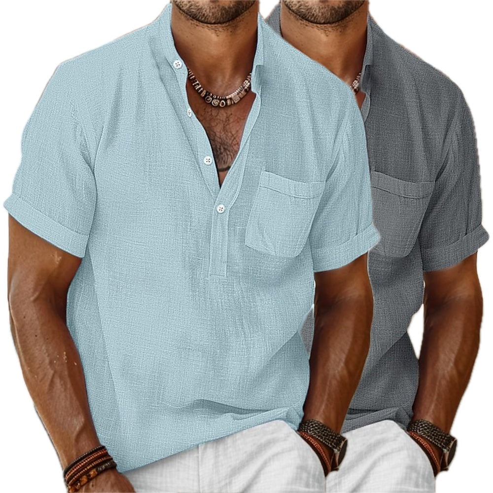 Caspian Reed Pocket Shirt - Blue - view 2