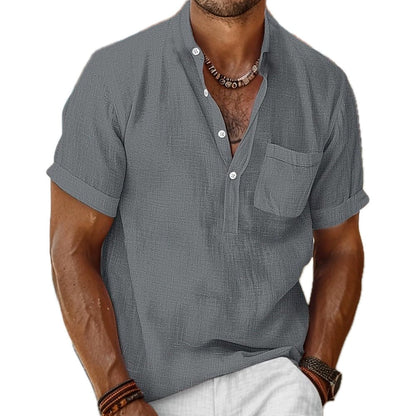 Caspian Reed Pocket Shirt - Grey - view 1