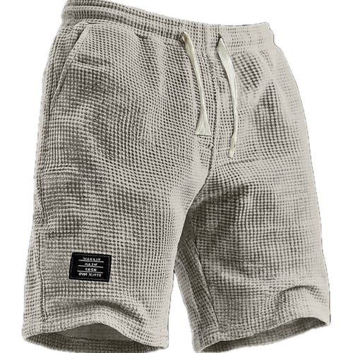 Caspian Vale Waffle Shorts - Grey - view 1