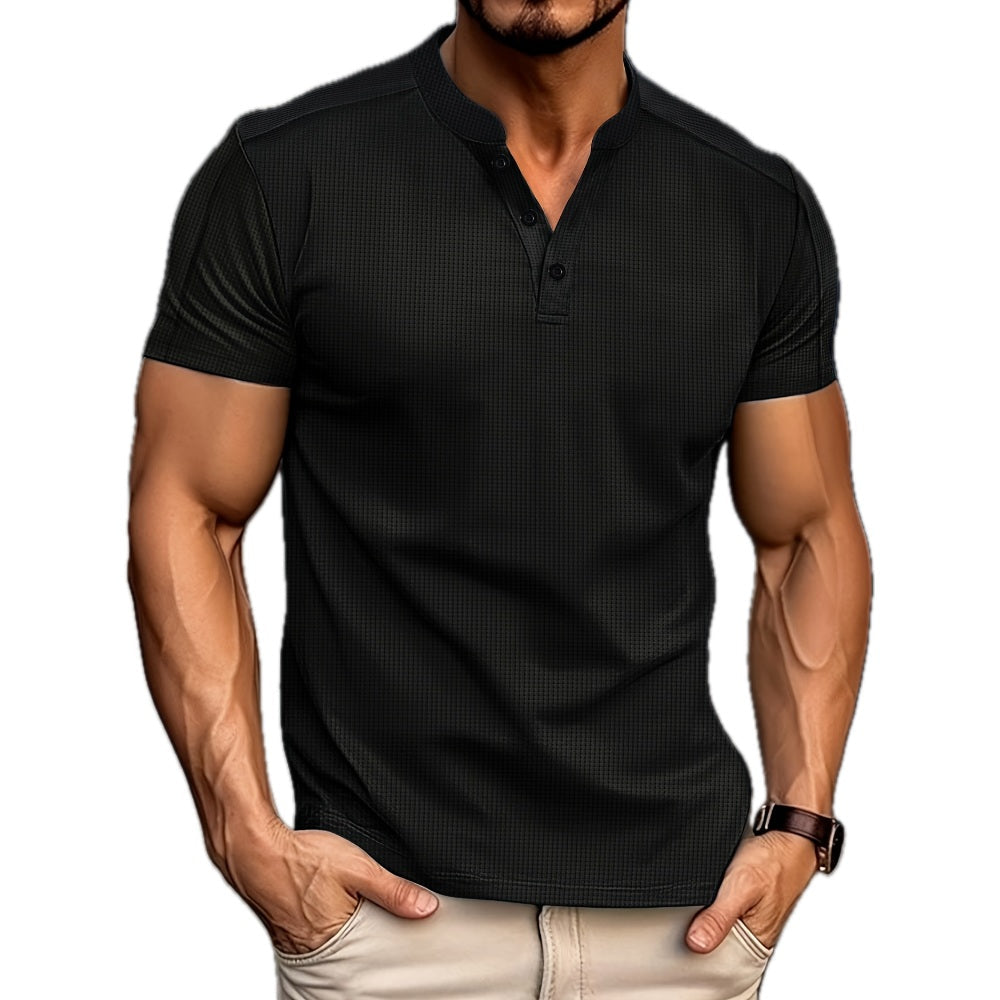 Cecil Rowan Henley Shirt - Black - view 1