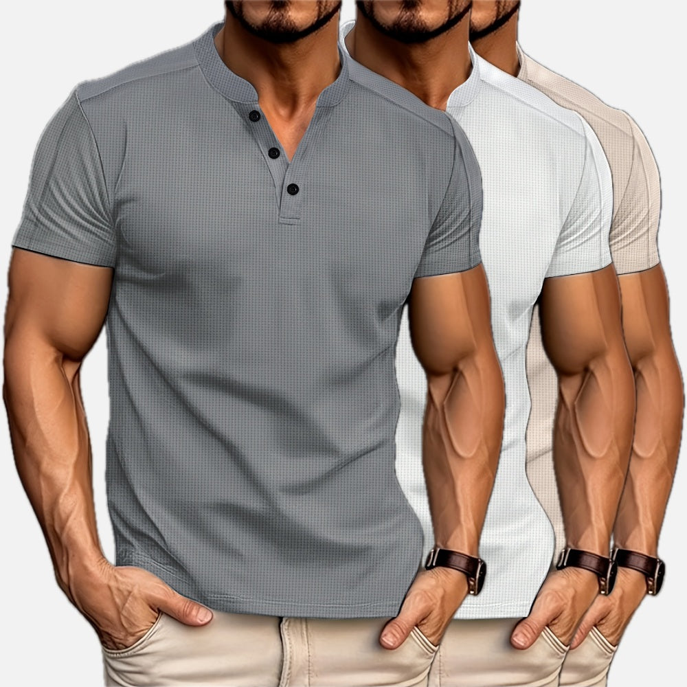 Cecil Rowan Henley Shirt - Grey - view 2