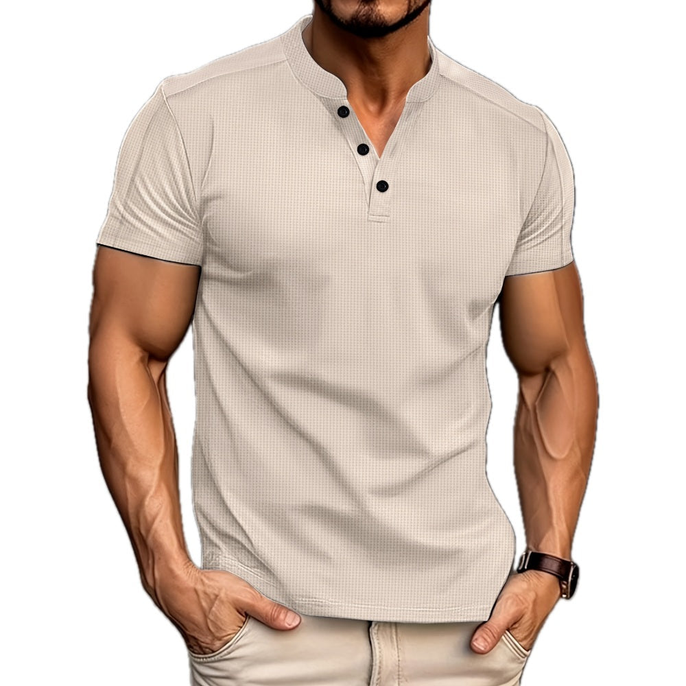 Cecil Rowan Henley Shirt - Khaki - view 1