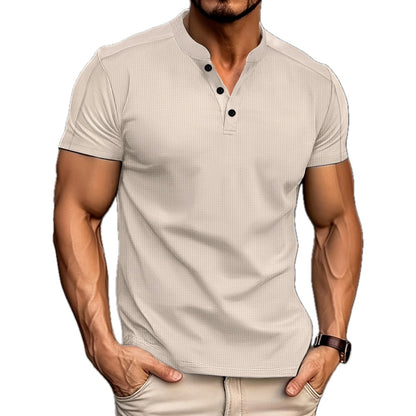 Cecil Rowan Henley Shirt - Khaki - view 1
