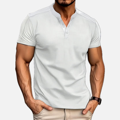Cecil Rowan Henley Shirt - White - view 1
