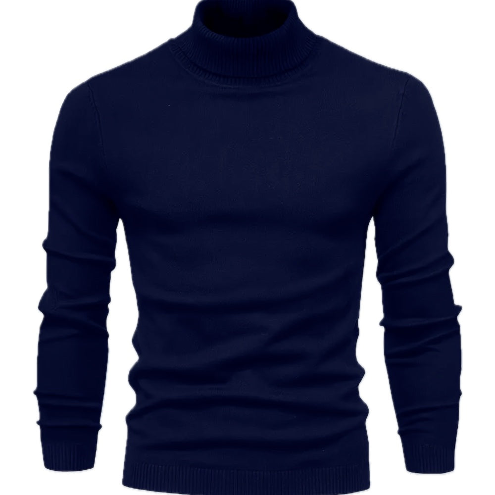 Cedric Owen High-Neck Sweater - Blue - view 1