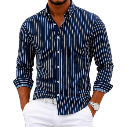 Corbin Lewis Anton Shirt - Navy - view 1