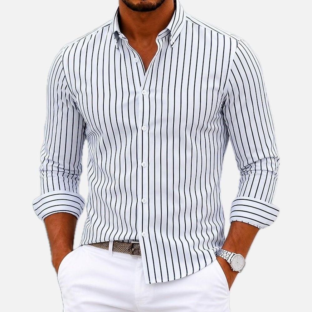 Corbin Lewis Anton Shirt - White - view 1