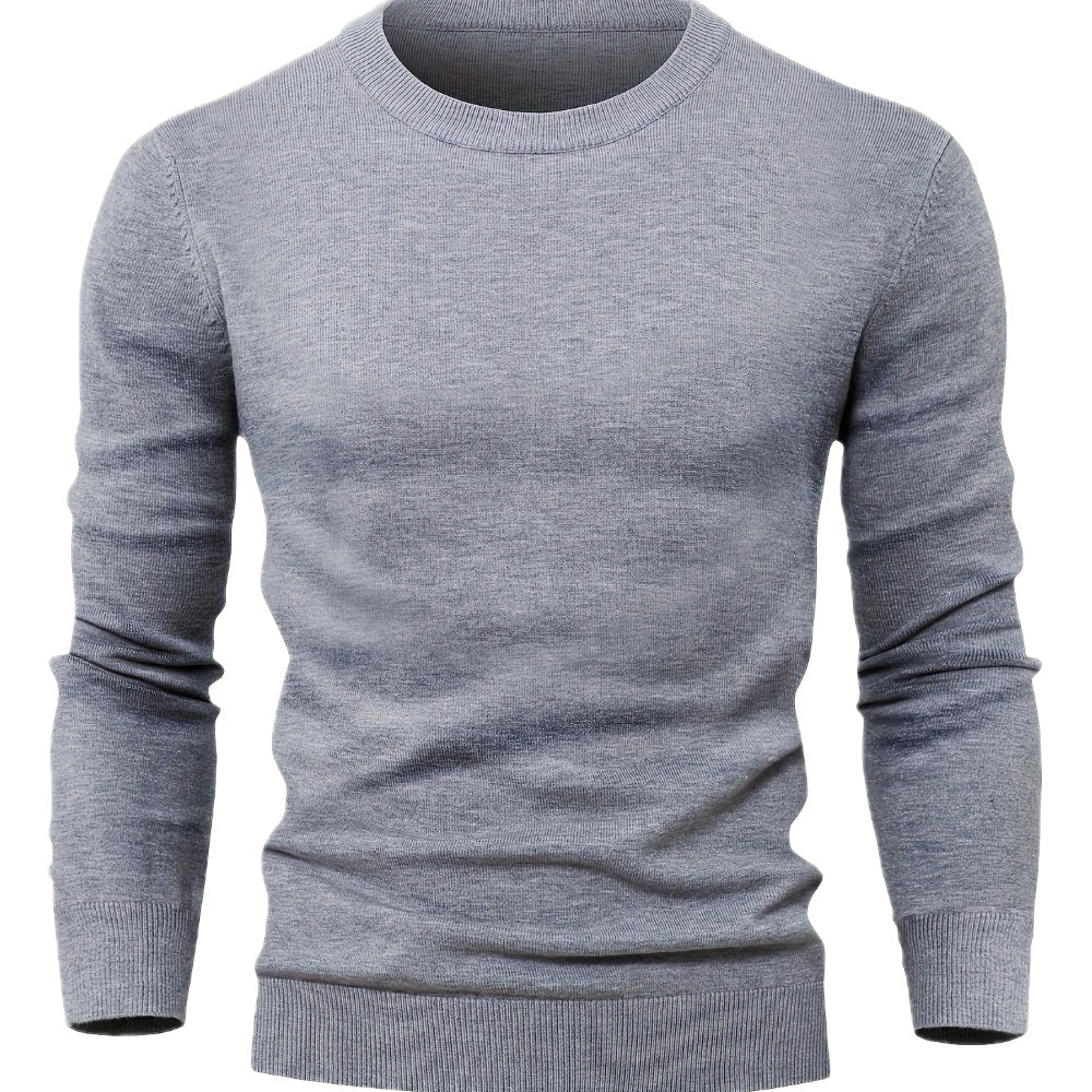 Cormac Flynn Crew-Neck Sweater - Flecking Gray - view 1