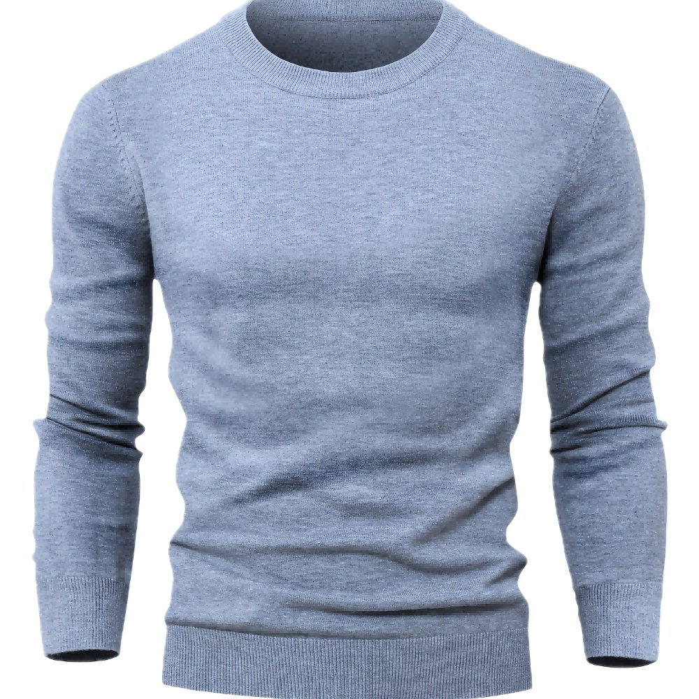 Cormac Flynn Crew-Neck Sweater - Sea Polish - view 1