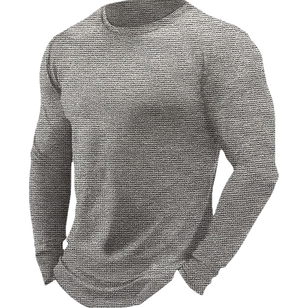 Cormac Hayes Waffle Tee - Grey - view 1