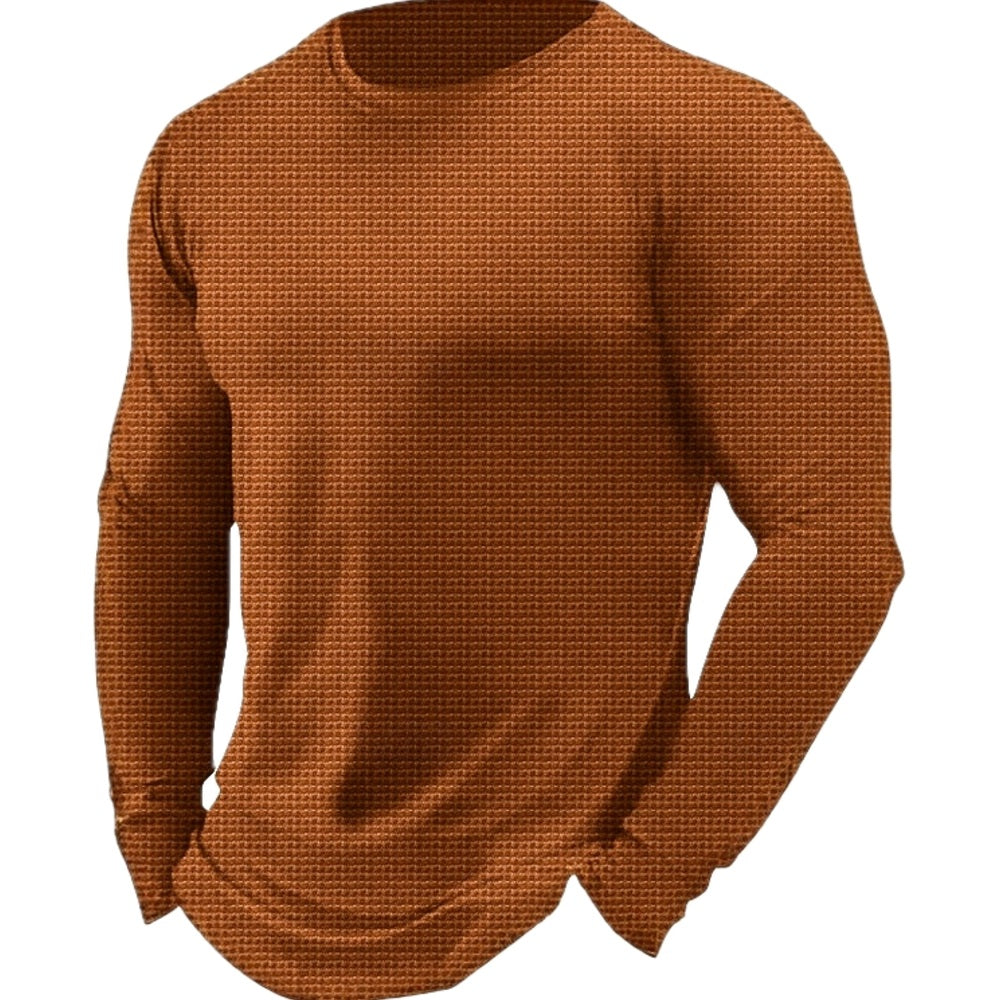 Cormac Hayes Waffle Tee - Khaki - view 1