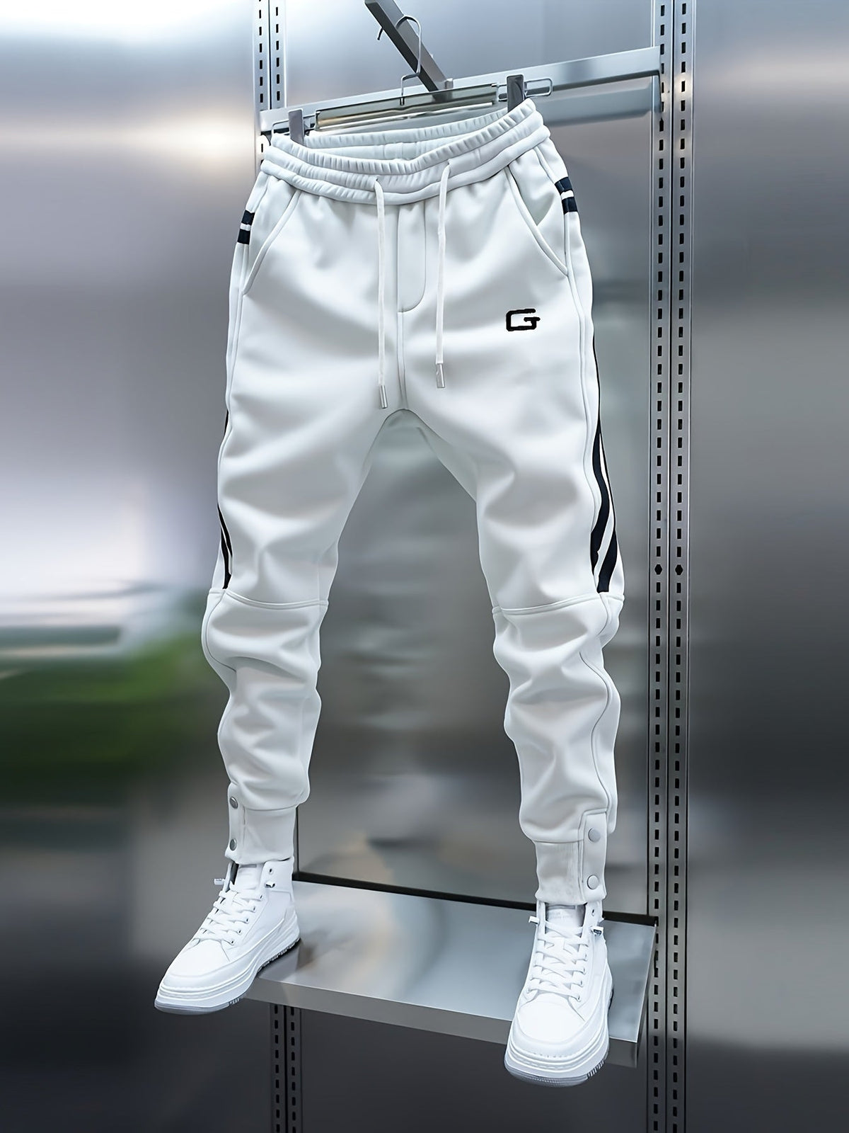 Cyrus Nathaniel Rhys Trousers - White - view 1