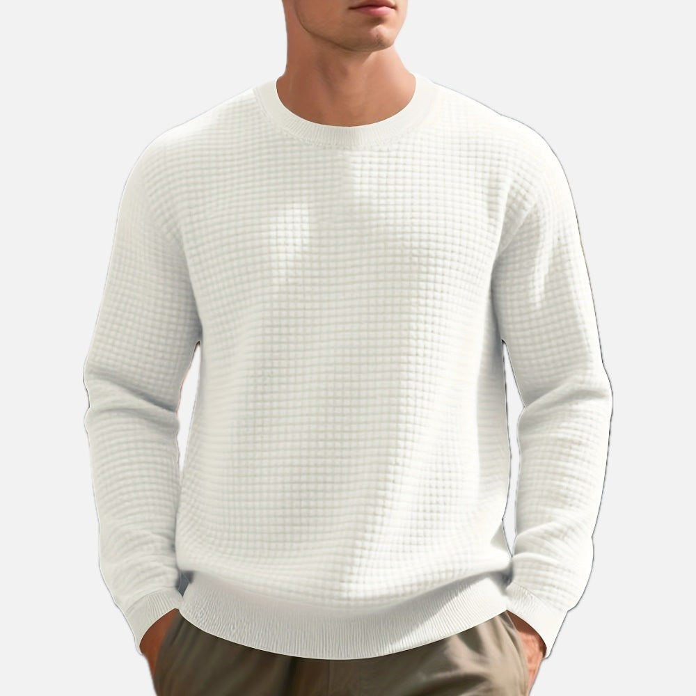 Damian Cole Crew-Neck Sweatshirt - White - view 1