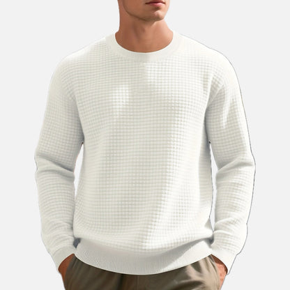 Damian Cole Crew-Neck Sweatshirt - White - view 1