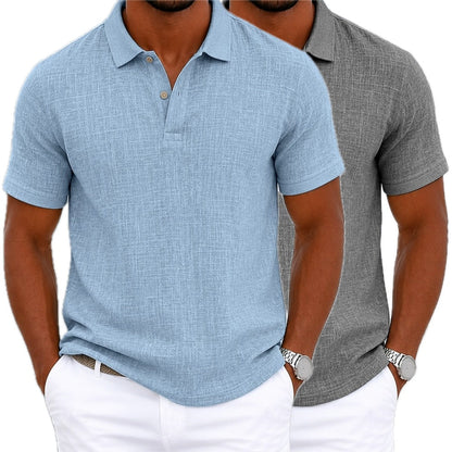Damon Ellis Classic Polo - Blue - view 2